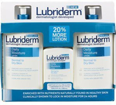 

Lubriderm Dermatologist Daily Moisture Lotion for Normal to Dry Skin 3 Pack Value Pack(720 ml)