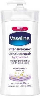 Vaseline Intensive Care Advanced Repair Fragrance Free Body Lotion 600 ml(600 ml)