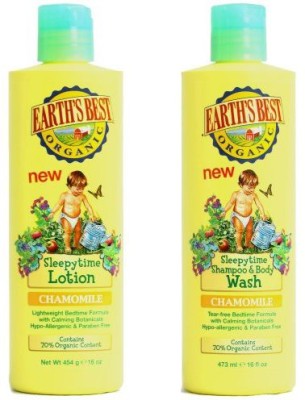 

Earths Best Jason, SleepyTime Lotion Chamomile (Lotion+Shampoo & BodyWash)(480 ml)