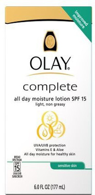 

Olay Complete All Day Moisturizer for Sensitive Skin SPF 15(180 ml)