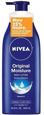 

Nivea Original Moisture Body Lotion for Normal to Dry Skin, (Pack of 2)(507 ml)