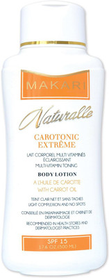 

Makari De Suisse Naturalle Carotonic Extreme Lightening Multi-vitamin Toning Body Lotion Enriched With Carrot Oil(500 ml)
