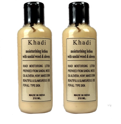 

Khadi Herbal Sandalwood Alovera Moisturizer(420 ml)