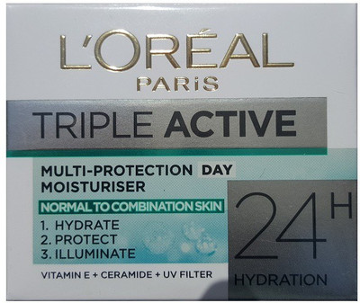 

L'Oreal triple active multi protection day moisturiser(50 ml)