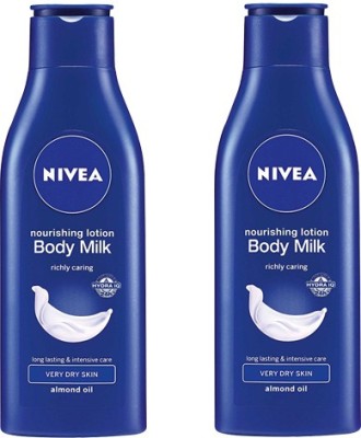 NIVEA Nourishing Body Milk Pack of 2(75 ml)