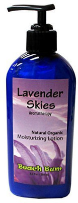 

Beach Bum natural organic lotion - lavender skies - 8.5 oz(255 ml)