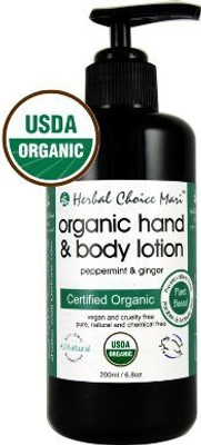 

Herbal Choice Mari Beauty Herbal Choice Mari Organic Hand & Body Lotion Peppermint & Ginger / 6.8 Pump(200 ml)