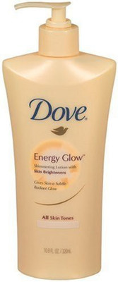 

Dove Energy Glow Shimmering Lotion, All Skin Tones, Packaging May Vary, (320 Ml)(324 ml)
