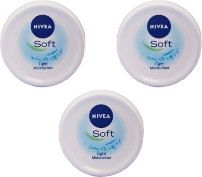 

Nivea Soft creme pack of 3(50 ml)