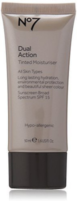 

Boots No7 Dual Action Tinted Moisturiser Medium (Spf15)(48 ml)