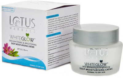 Lotus Herbals Whiteglow Deep Moisturising Crème SPF20(60 g)(60 g)