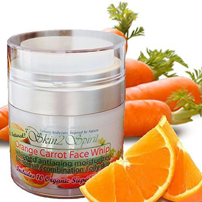 

Skin2Spirit Skinspirit Orange Carrot Face Whip - For Normal/combo/oily Skin - Antiaging, Antioxidant, Non Greasy Moisturizer(60 ml)