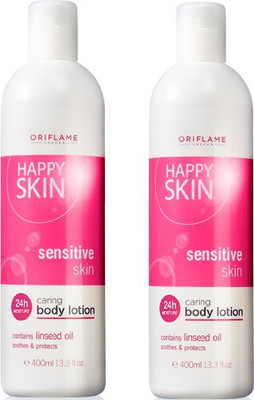 

Oriflame Sweden Happy Skin Caring body lotions set(800 ml)