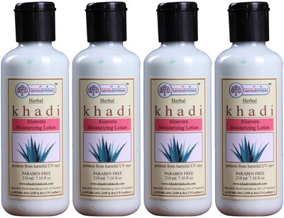 

Khadi Rishikesh Herbal Aloevera Moisturizing Lotion-Pack of 4(840 ml)
