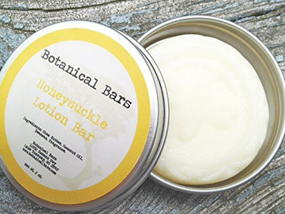 

Botanical Bars Honeysuckle Lotion Bar All Natural Lotion in Tin(60 ml)