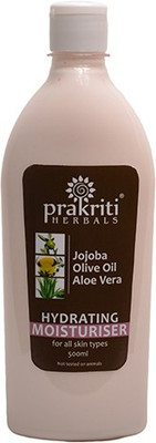 

Prakriti Herbals Hydrating Jojoba Olive Oil Aloevera Moisturiser(500 ml)