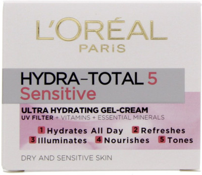 

L'Oreal Hydra Total 5 Ultra Hydrating Gel Cream (For Sensitive Skin)(49 ml)