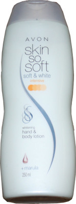 

Avon Skin so soft soft and white intensive whitening lotion(250 ml)
