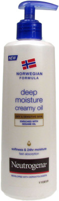

Neutrogena NORWEGIAN FORMULA DEEP MOISTURE CREAMY OIL(250 ml)