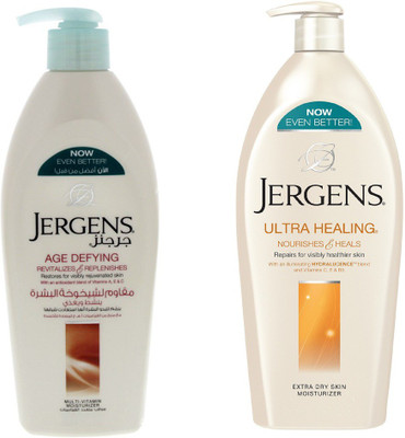 

Jergens Age Defying and Ultra healing Moisturizer Body Lotion(800 ml)