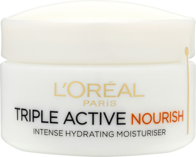 

L'Oreal Triple Action Nourish Intense Hydrating Moisturiser (Dry to Very Dry Skin)(49 ml)