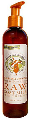 

Tierra Mia Organics Mia Organics Raw Goat Milk Skin Therapy Face and Body Cream, 7.4 Ounce(224 g)