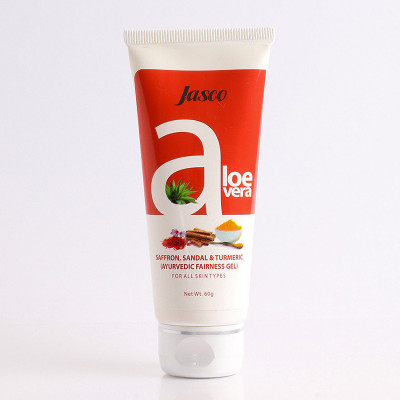 

Jasco Aloe Vera Fairness Gel tube (with Saffron, Sandal, Turmeric)(60 g)