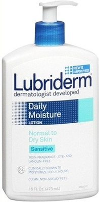 

Lubriderm Daily Moisture Lotion Normal to Dry Skin Sensitive(473 ml)