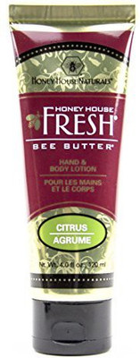 

Honey House Naturals Deeply Hydrating Bee Butter, , Citrus - Made in USA(120 ml)