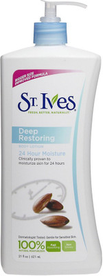 

St. Ives 24hr Deep Restoring Body Lotion Almond Oil (Made in USA)(621 ml)
