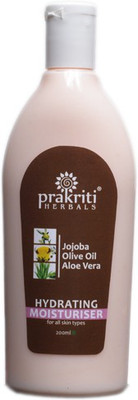 

Prakriti Herbals Hydrating Jojoba OliveOil Aloevera Moisturiser(200 ml)