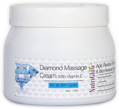 NutriGlow Diamond Massage Cream With Vitamin E(500 g)