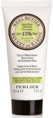 

Perlier 15% Organic Shea Butter Velvety Moisturizing Hand Cream With Coconut Milk Tube(100 ml)