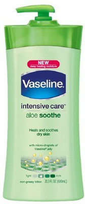 

Vaseline Intensive Care Lotion, Aloe Soothe(609 ml)