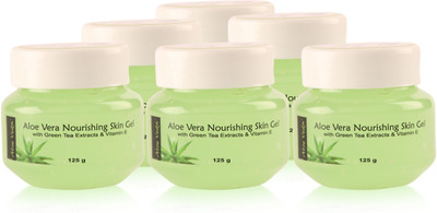 

Aloe Veda Nourishing aloe vera Skin Gel - Combo pack of 6 units(750 g)