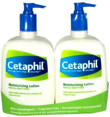 

Cetaphil Moisturizing Lotion For All Skin Types (Pack of 2)(1182 ml)