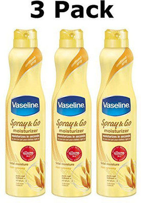 

Vaseline Spray & Go Total Moisture Moisturizer (3 Pack)(195 ml)