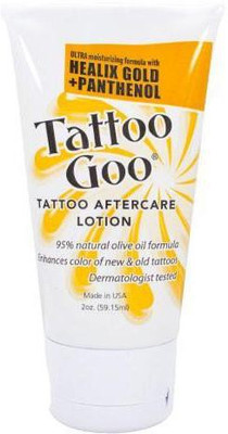 

Mumbai Tattoo Tattoo Goo After Care Lotion (Made in USA) (Healix Gold+Panthenol)(200 g)