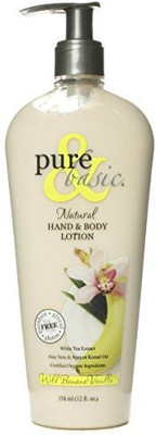 

Pure & Basic Natural Bath and Body Lotion Wild Banana Vanilla -(360 ml)