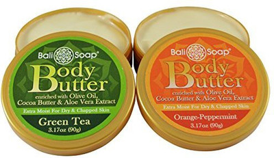 

Bali Soap Body Butter, 2 Pc Set, Each (green Tea & Orangepeppermint)(90 g)