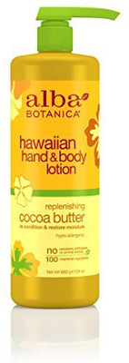 

Alba Botanica Hawaiian, Cocoa Butter Hand & Body Lotion(720 ml)