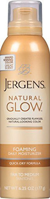 

Jergens Natural Glow Foaming Body Lotion, Fair to Medium(150 ml)