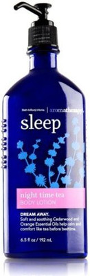 

Bath & Body Works aromatherapy sleep body lotion 6.5 fl oz (192 ml) (night time tea)(195 ml)