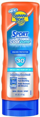 

Banana Boat Sunscreen Sport Performance Cool Zone Broad Spectrum Sun Care Sunscreen Lotion - SPF 30(180 ml)