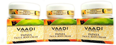 

Vaadi Herbals Papaya Face & Body Cream - Pack of 3
