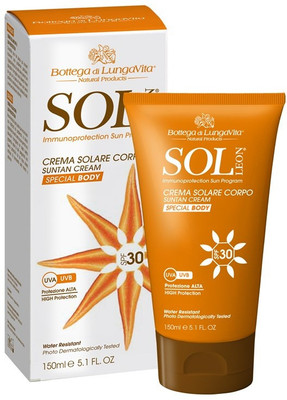 

Bottega di Lungavita Suntan cream Body SPF 30(150 ml)