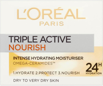

L'Oreal Triple Active 24 Hydration Nourish Intense Hydrating Moisturizer(49 ml)