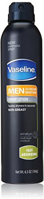 

Vaseline Men Spray Lotion, Fast Absorbing(195 ml)