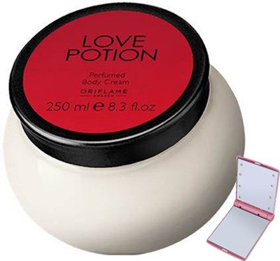 

Oriflame Sweden LOVE POTION PERFUMED BODY CREAM WITH SMART POCKET MIRROR(250 ml)
