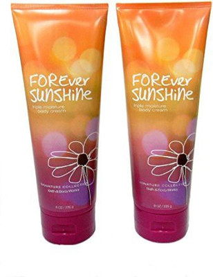 

Bath & Body Works Bath and Body Works Signature Collection (2) Forever Sunshine Triple Moisture Body Cream(240 ml)